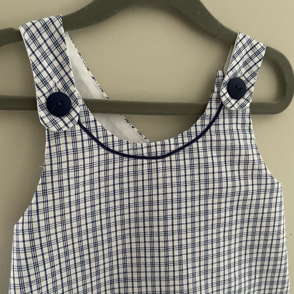 Florence Eiseman Plaid Fish Motif Girls Top Sz 4 - Picture 3 of 6